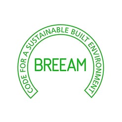 Logo breeam, gage de notre engagement durable